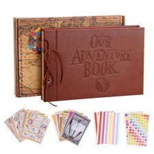 Our Adventure Book Scrapbook Photo Album Christmas Memory Travel Gift 80 Pages