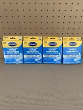 4 Pack: Dr. Scholl  s Clear Away Wart Remover Hydrogel Bandages 12 Medicated Disc