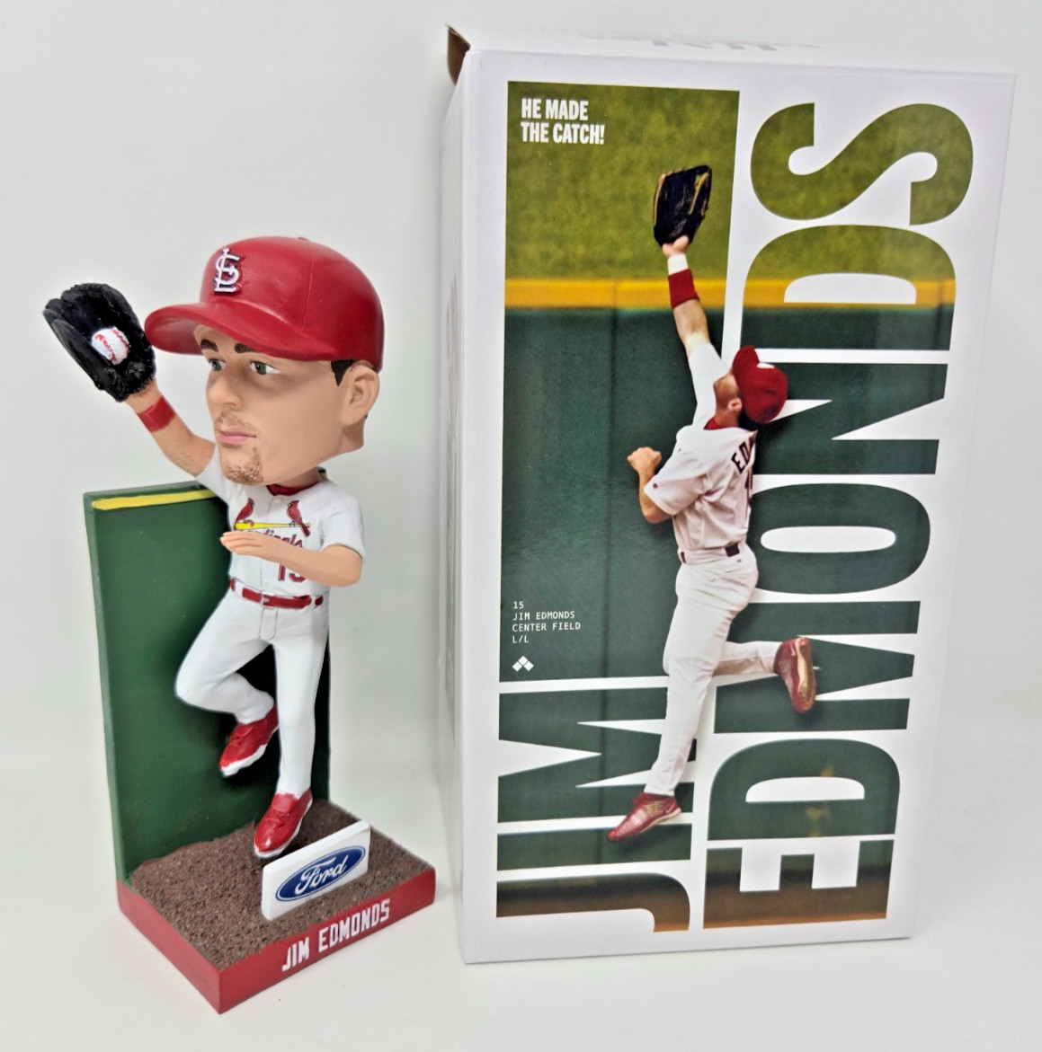 St. Louis Cardinals Jim Edmonds Bobblehead 6/6/26 SGA STL Cards Bobble Ford Jump