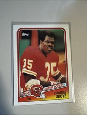1988 Topps?Christian Okoye? #363 Rookie Card?PACK FRESH?RC?CENTERED . rookie card picture