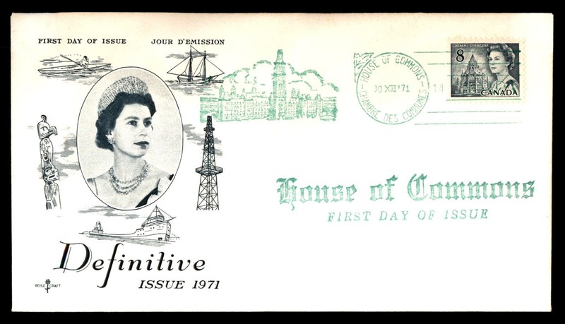 Mayfairstamps Canada FDC 1971 Queen Elizabeth II House Commons First Day Cover a