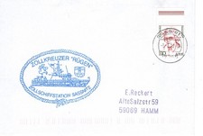 Schiffspost Zollkreuzer Rügen Station Sassnitz