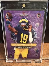 Bryce Underwood 3/4 1st Trading Card Purple Mojo 10 Of Diamonds 2024 5 Card Draw