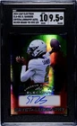 SHEDEUR SANDERS ~ 2024 Leaf Electrum AUTO #2/8~ JERSEY NUMBER! 🔥SGC 10/9.5