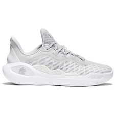 3027637-101 MENS UNDER ARMOUR CURRY 11 TB 'WHITE HALO GREY'