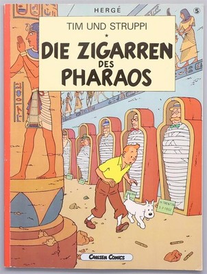 Tim und Struppi Die Zigarren des Pharaos 18. Auflage Comic Album Carlsen Verlag