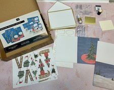 Stampin Up CHRISTMAS WHIMSY CARD KIT Makes 8 cards Complete Set Elves Elf