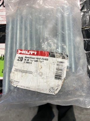 Hilti 1/2x6.5  Anchor Bolts