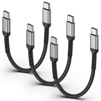 USB C auf USB C Kabel Kurz [20cm, 3Pack], 60W USB C Ladekabel Power Delivery