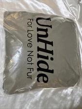 Unhide Squish Pillow TAUPE DUCKY Throw 20” X 20” Retail $75 Brand New