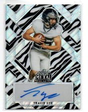 2022 Leaf Metal Draft Zebra 4/5 Travis Dye #BA-TD1 Auto