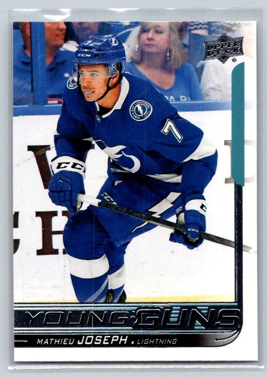 2018-19 Upper Deck Series 2 Young Guns #483 Mathieu Joseph Rookie Lightning RC