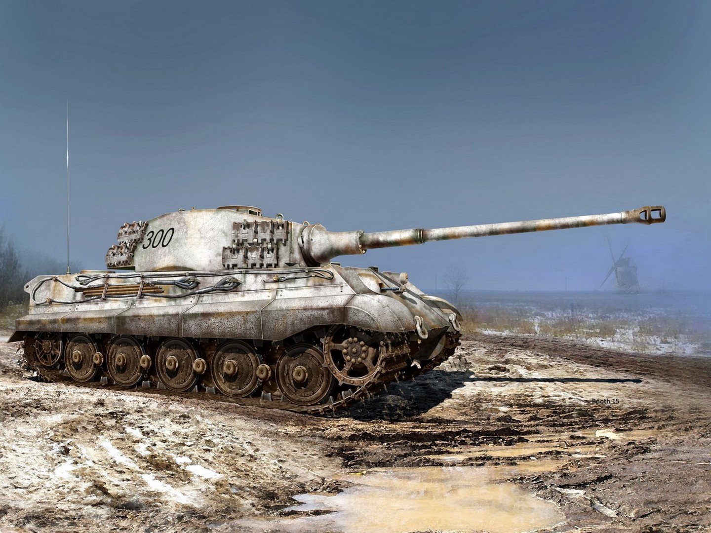 ICM 1:35 Pz.Kpfw.VI Ausf.B King Tiger with Henschel Turret (Late Production) ...