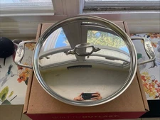 D3 Stainless 3-ply Bonded Cookware, Mother of All Pans with lid, 6 quart