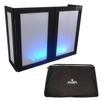 Grundorf Led Glow Dj Booth Facade Screen With Protective Transport Bag/case on sale Grundorf Led Glow Dj Booth Facade Screen With Protective Transport Bag/case on sale