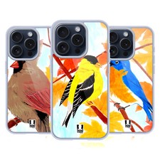 HEAD CASE AUTUMN BIRDS CUSTODIA COVER MORBIDA IN GEL PER APPLE iPHONE TELEFONI