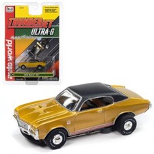 Auto World SC411-4GLD Thunderjet 1972 Buick GS Gold HO Scale Slot Car
