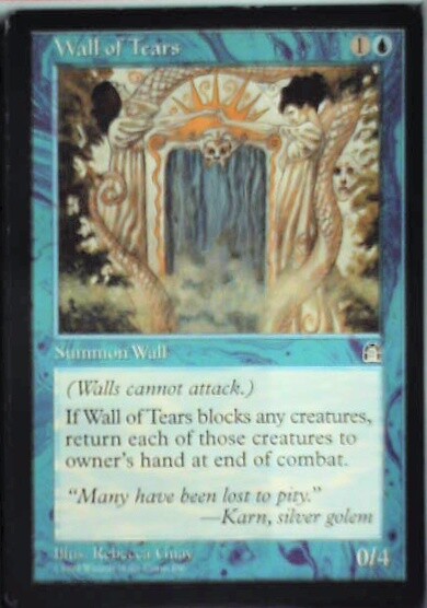 Wall of Tears - Stronghold: #50, Magic: The Gathering Lp R112