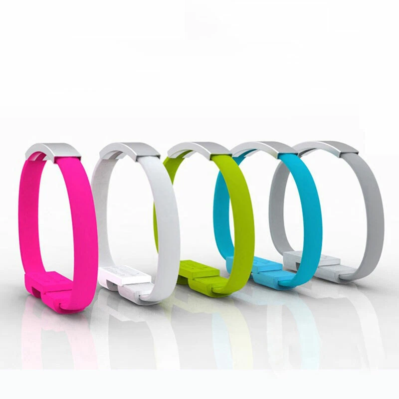 Micro Bracelet Bands USB Charging Charger Data Sync Cables For iPhone/Android AU - Image 2 of 4