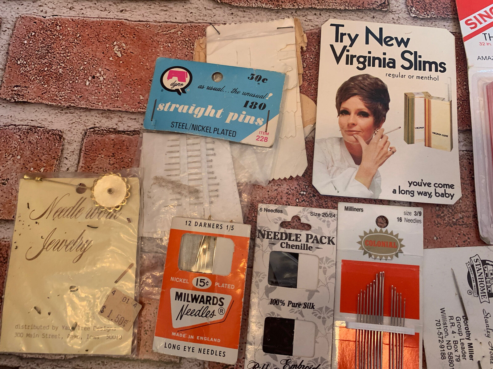 Vintage Lot of Sewing Notions Assorted Hand Sewing Needles/Packets eBay