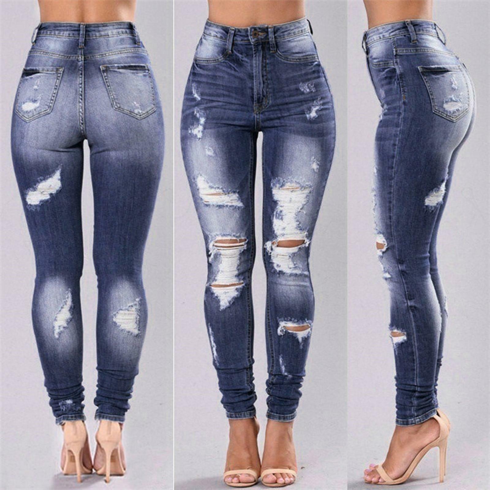 Pantalones Jeans Vaqueros De Mezclilla Colombianos Levanta Cola Ropa De Mujer