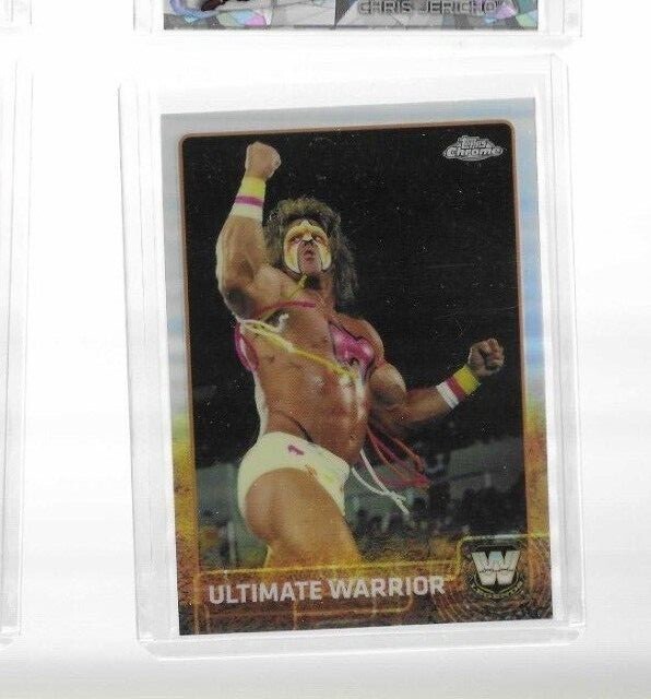 2015 Topps Chrome WWE Refractor Card Ultimate Warrior #90