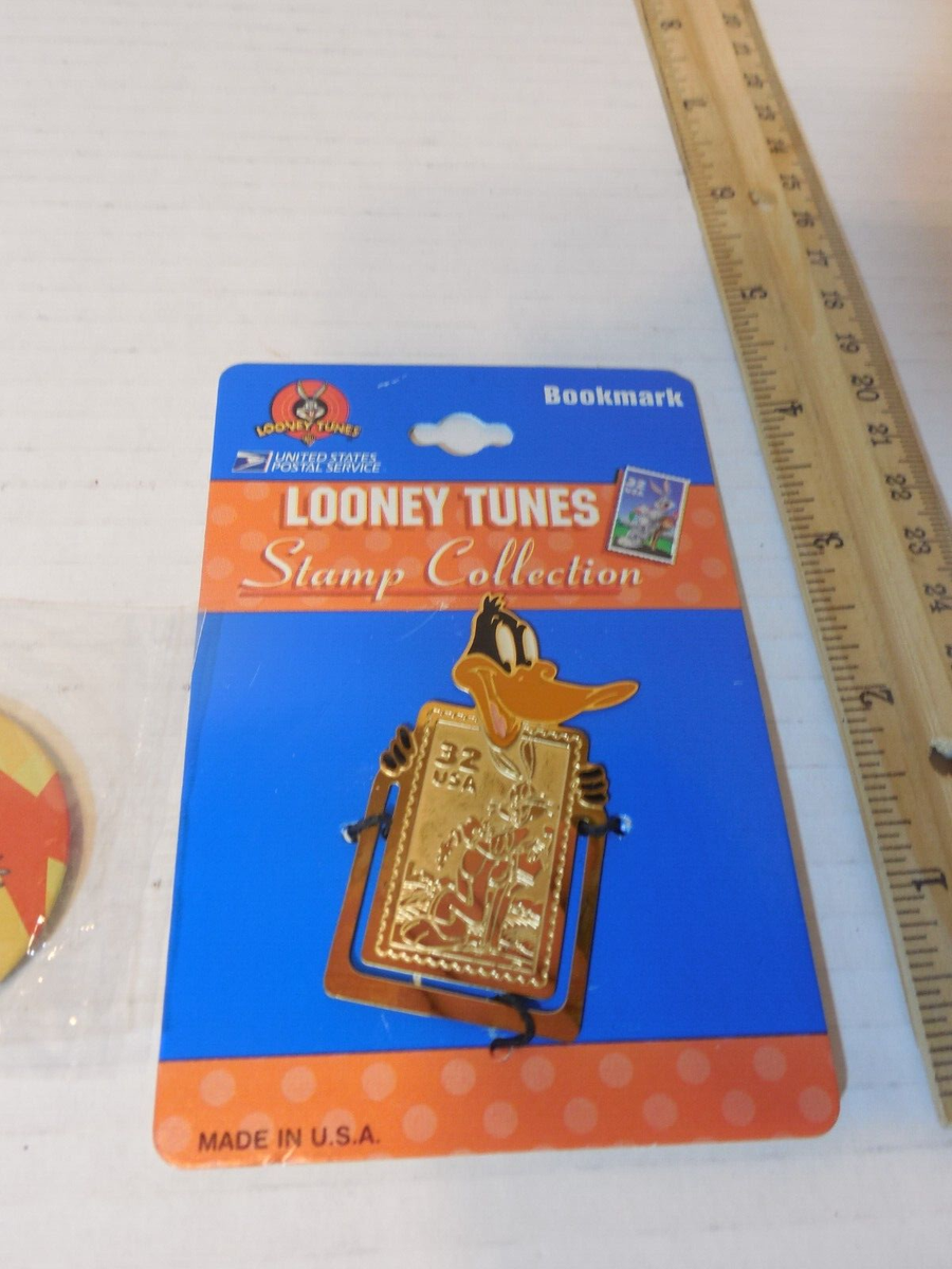 コレクション Looney Tunes STAMP ALBUM Collection Book Daffy Duck Looney Tunes U.S. Postal 1997 Stamp Collection Bookmark