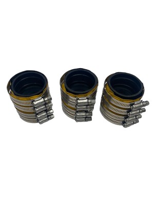 Lot Of 3, PROFLO 2'' Heavy-Duty No-Hub Coupling
