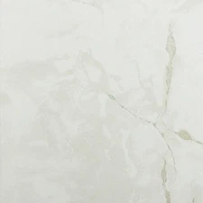 White Marble Self Stick Adhesive Vinyl Floor Tiles - 20 Pieces 12" x 12"