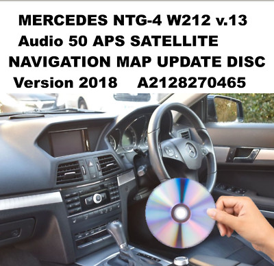 Kartenupdate für Mercedes Benz NTG4 212 v13 Audio 50 APS DVD - Set 5 Discs