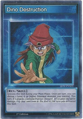 Yu-Gi-Oh!  Dino Destruction - SBTK-ENS03 - Super Rare -1st Ed - NM/M - NEW