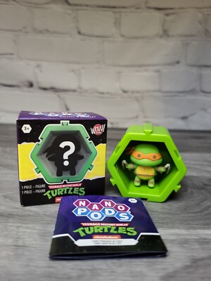 Nano Pods WOW! TMNT Teenage Mutant Ninja Turtles Complete SOLD OUT Michelangelo