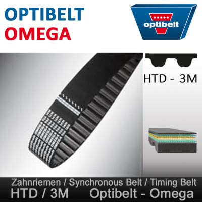 OPTIBELT Omega (860-5M--25) Zahnriemen HTD mit 172 Zähne