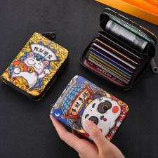 Unisexe Carte Support Banque Crédit Housse Pièce Pochette Mini Étui Portefeuille