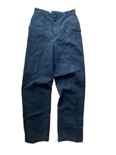 Vtg 50s black Pants 26x31 workwear western rockabilly