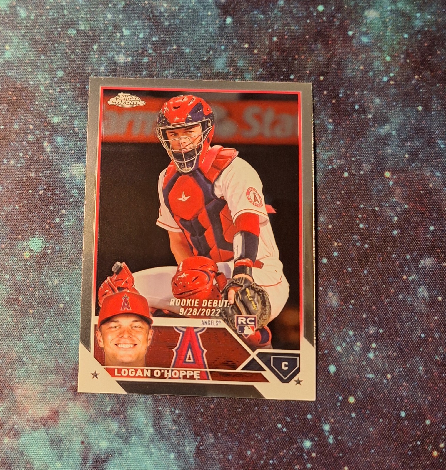 Logan O'Hoppe 2023 Topps Chrome Update Series - Rookie Debut #USC62 (RC)