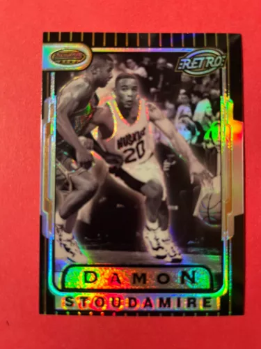 Damon Stoudamire 1996-97 Bowman's Best Retro Refractor #TB18 Raptors