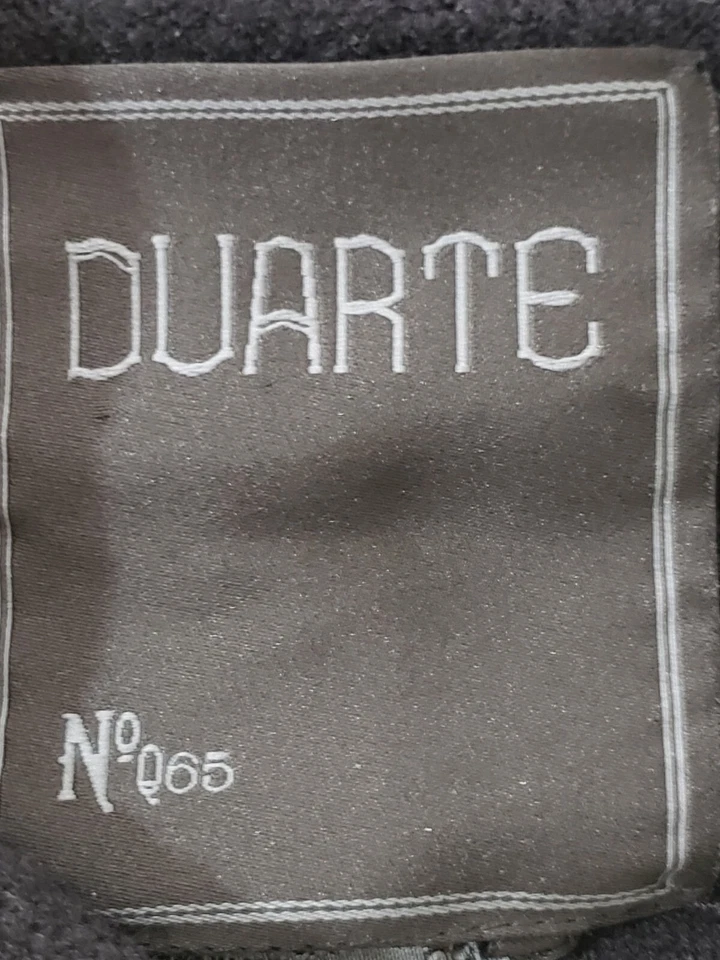 Chaleco para mujer Duarte XS negro cremallera lateral cuello vuelto 100 % lana hervida bolsillos Foto 3 de 4