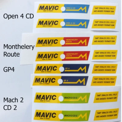 Mavic Felgenaufkleber Auswahl. Ein Satz für je 2 Felgen Verkauf - Bild 1 von 2