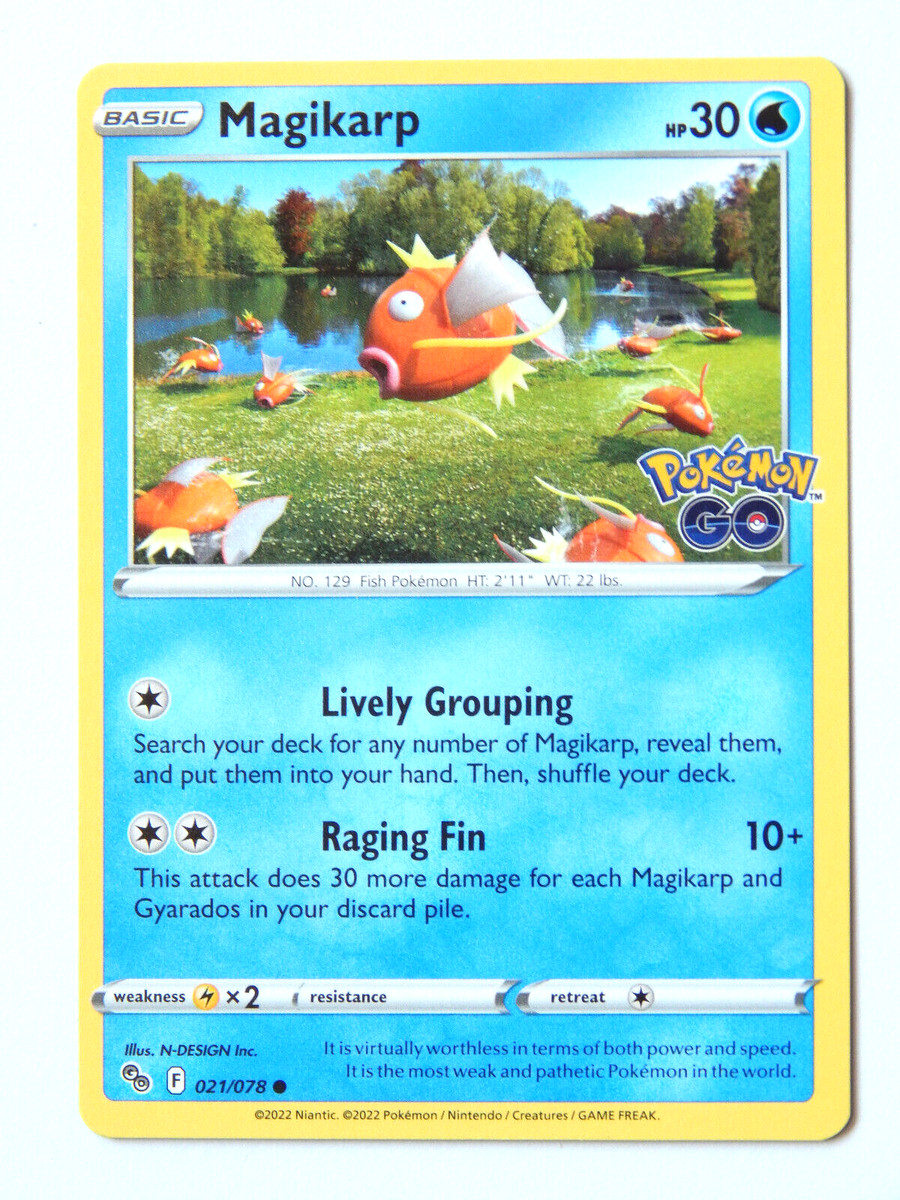25+ Magikarp 021/078 Pokémon GO for sale | Updated Oct 2026