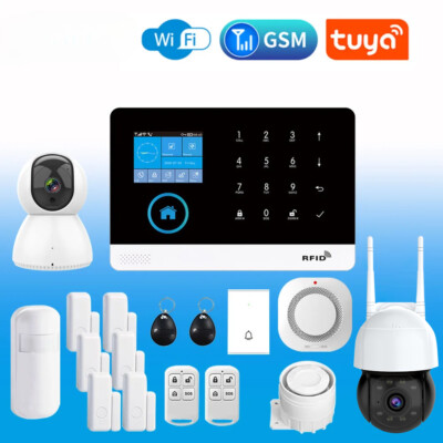 LOT Alarm System for Home Burglar Security Tuya Smart House App Control 433MHz
