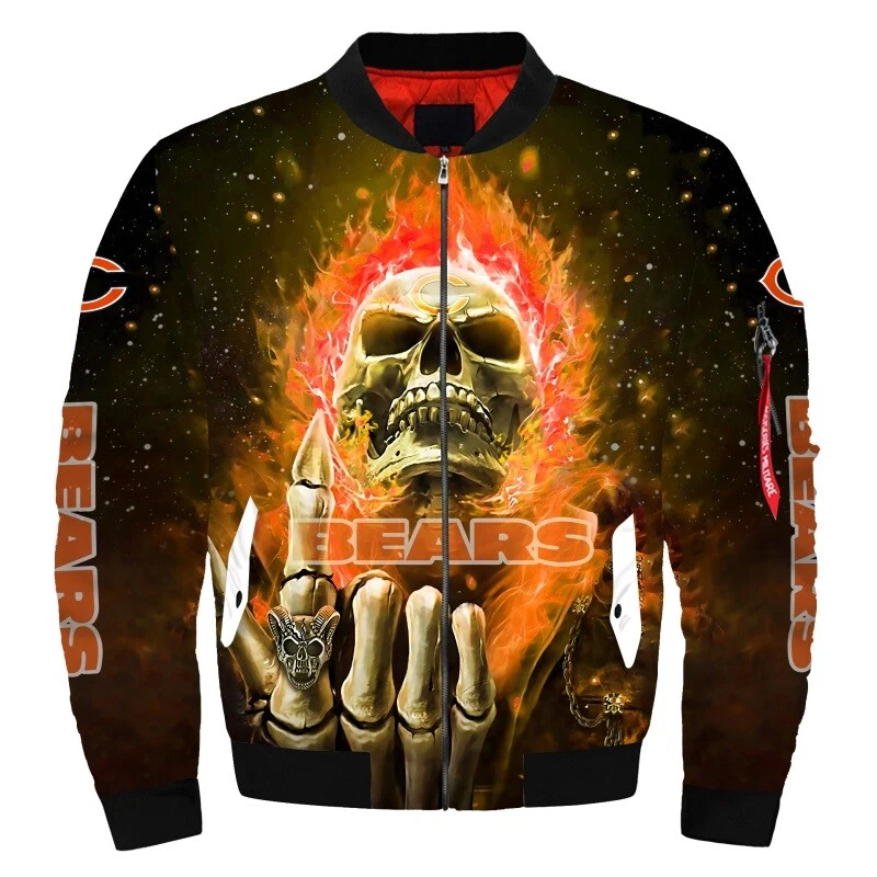 Chicago Bears Men's Flight Bomber Jacket