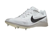 Size 5.5 - Nike Zoom Rival Distance Low White Black Track  Field Spikes