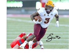 Eno Benjamin signed autographed 8x10 football photo Arizona State Sun Devils!