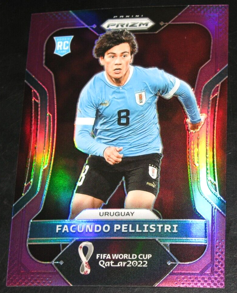 2022 Prizm World Cup Facundo Pellistri Purple # 021/199 #275 Base Uruguay RC