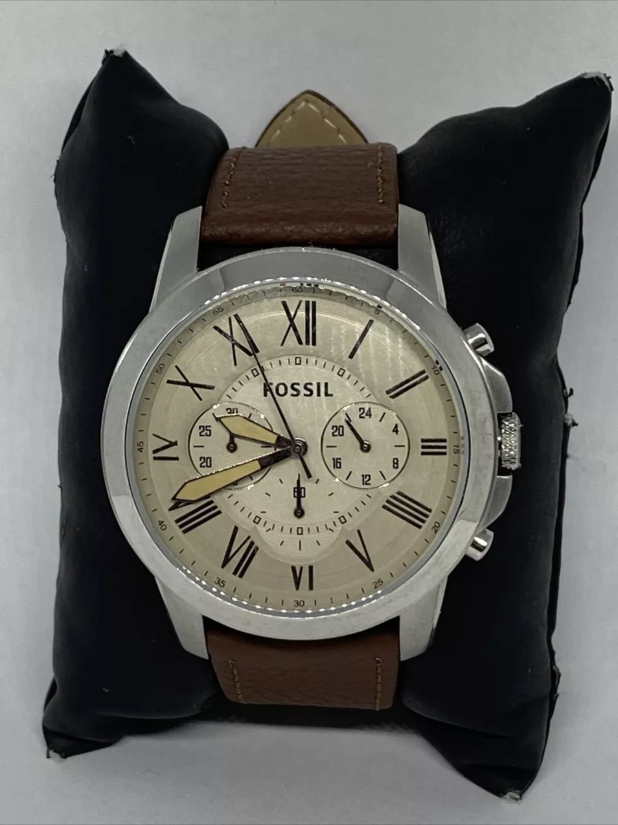 Reloj Fossil Hombre Grant FS5118 Cronógrafo Quartz - Crivelli Shopping