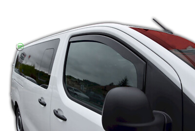 Heko Wind Deflectors For Citroen Jumpy Mk3 2016-Up 2PC Tinted