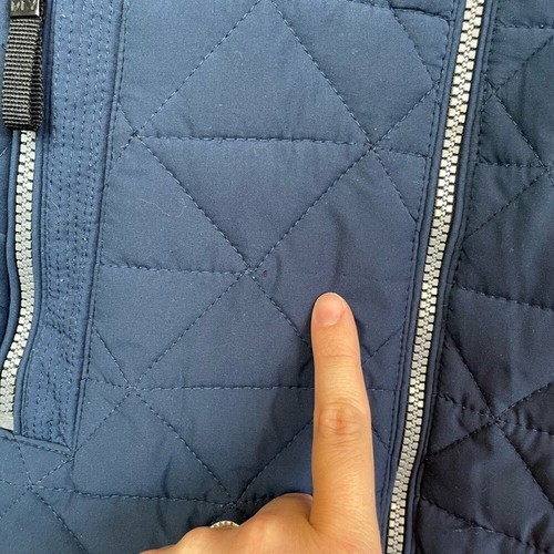 Marc New York Andrew Marc Blue Quilted Puffer Winter Coat Women's Size Small - Picture 6 of 8