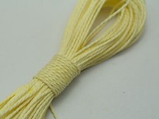 50 Meters Ivory Waxed Polyester Twisted Cord 1mm Macrame String Linen Thread