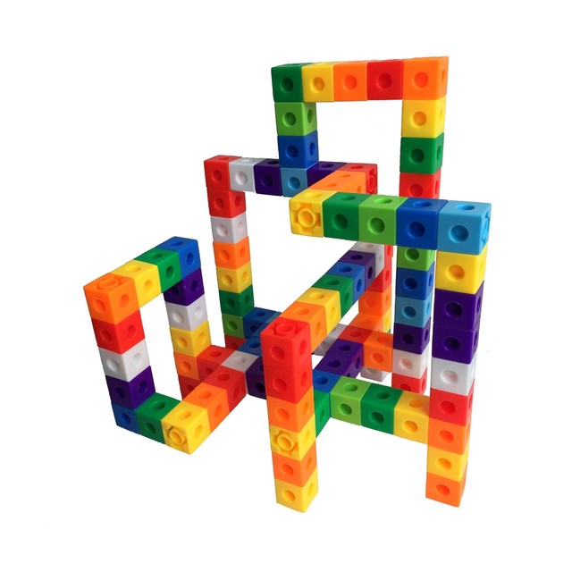 plastic building cubes